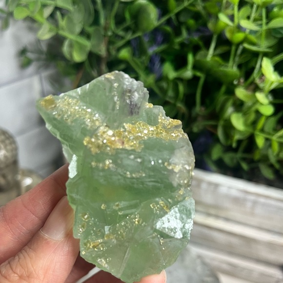 Gem Barite on Fluorite - Picture 4 of 4